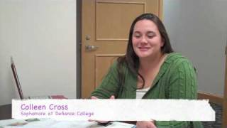 Defiance College Student Colleen Cross [upl. by Aitam602]