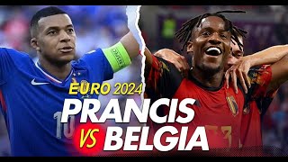 LIVE PRANCIS VS BELGIA  ROUND OF 16 EURO 2024 [upl. by Bendicty576]