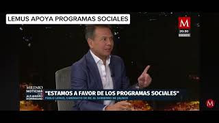 Lemus a favor de los programas sociales [upl. by Aneehsar]