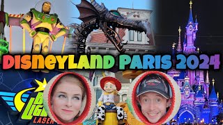 EPIC DISNEYLAND  BROKEN Rides Front Row LOTS of Food Dragon Star Tours SPY PARADE amp FIREWORKS [upl. by Adirem]