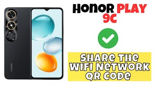 How to Share the WiFi Network QR Code on Honor Play 9c latest [upl. by Inman]