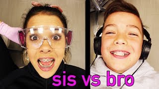 First to get BRACES OFFSIS vs BRO Braces CHALLENGE [upl. by Oballa]