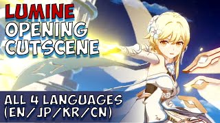 Genshin Impact Opening Cutscene All Languages  Lumine Version [upl. by Eleni]