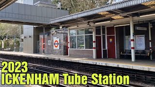 ICKENHAM Tube Station 2023 [upl. by Khalin]