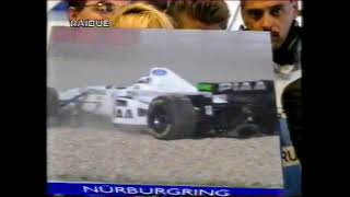 GP Lussemburgo 97 Trulli parla della Minardi del suo futuro e della Prost e ritiro di JVerstappen [upl. by Naleag]