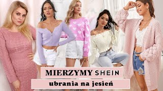 ★ MIERZYMY UBRANIA NA JESIEŃ ★  swetry spódnice Shein Haul  Candymona [upl. by Naharba875]