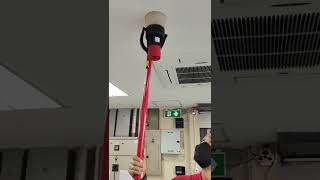 Fire Alarm System Test  Smoke Detector Test With Smoke Tester [upl. by Strage]