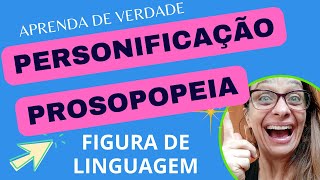 O que é Personificação  Prosopopeia  Metáfora  Exercícios  Aula de português [upl. by Nido]