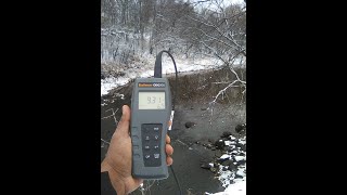 Two Rivers South Branch Lake Bronson MN Dissolved Oxygen DO YSI EcoSense ODO200 [upl. by Meter]