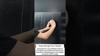 How to Install Tesla Wall Charger Gun Mount [upl. by Prebo]