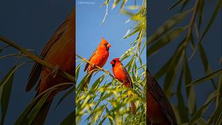 The Cardinal Bird is so pretty too birds birdwings birdwiew nature birdsofwonder wingsnature [upl. by Groos]