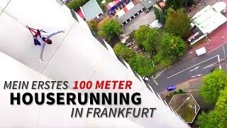 Mein erstes Houserunning in Frankfurt 100 Meter Jochen Schweizer HD [upl. by Georgine]