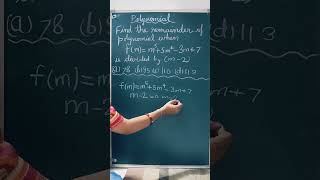 find the remainder of polynomial when it is divided by  remainder of polynomial  ssc maths [upl. by Liban]