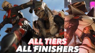 All Finishers with Lobas Mythic Skin All Tiers  Apex Legends 4k 60 fps [upl. by Eremaj946]