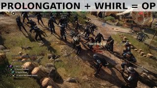 Witcher 3  Prolongation enchantment  Whirl  OP [upl. by Ahsilef]