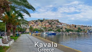 Exploring Kavala Greece  Walking tour [upl. by Potash]