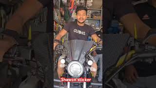 Sticker modified bike bike shawonsticker 🔥🔥bikelife [upl. by Racklin]