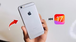 iPhone 6 on iOS 17 update 😍  How to install ios 17 on iPhone 6 [upl. by Anawak]