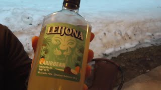 Juomatesti Leijona Caribbean Piña Colada Shot [upl. by Andromada]