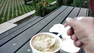 Some Chicken Biscuit Soup from Twirling Bird in Silverton Oregon Oct 3rd 2024 [upl. by Jessica625]