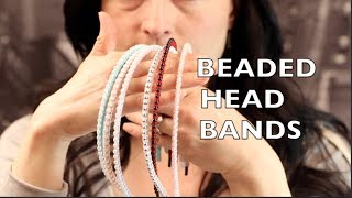 DIY Headband  No Sew Beaded [upl. by Gillead]