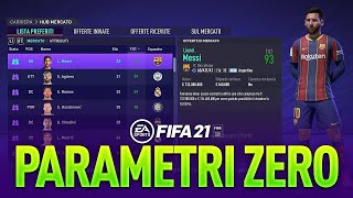 TOP PARAMETRI ZERO IN SCADENZA SU FIFA 21 UFFICIALE  FIFA 21 Carriera Allenatore [upl. by Gerek982]