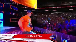 WWE ROMAN REIGNS VS JOHN CENA NO MERCY 2017 HIGHLIGHTS [upl. by Cilka]