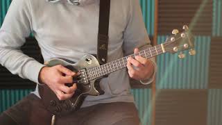 Fanner Guitar Works  Lesmall Tenor Electric Ukulele High Gain Demo [upl. by Ecirtnuahs]