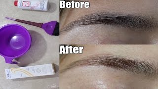 How to lighten your Eyebrows at home l NO BLEACH l GlamWithSiSi [upl. by Stu]