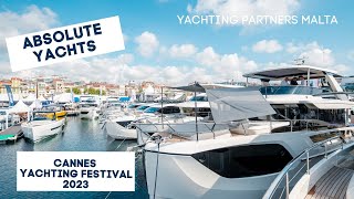 Absolute Yachts at Cannes Yachting Festival 2023 [upl. by Carlye]