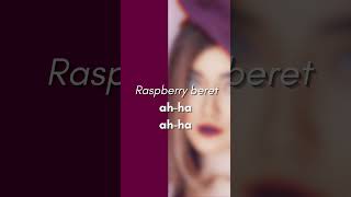 Raspberry Beret by Prince Lyrics englishpronunciationpractice prince raspberryberet [upl. by Rae]