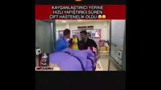 kayganlaştırıcı yerine yapıstırıcı kullanan çift hastanelik oldu [upl. by Ellohcin]