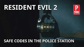 Resident Evil 2 Safe Codes in the Police Station [upl. by Perreault692]