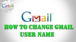 How to Change Your Gmail Usernamein Telugu [upl. by Spiro]