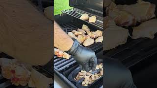 🔥ALETTE DI POLLO BBQ🔥 shorts passionebbq barbecue ricetta grigliata bbq food recipe cucina [upl. by Nywled]