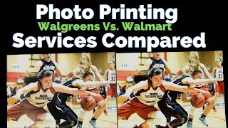 Photo Printing Services  Walmart Vs Walgreens Round 1 of 2 [upl. by Ahcsropal]