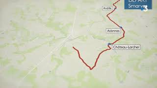 Tour PoitouCharentes 2022  Parcours Etape 4 contrelamontre entre Smarves 86 et Vivonne 86 [upl. by Eeclehc]