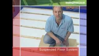 How To Fit Polypipe Suspended Floor Underfloor Heating [upl. by Nangatrad]