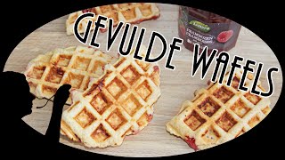 Gevulde wafeltjes  wafels  recept en ingrediënten [upl. by Yrmac]