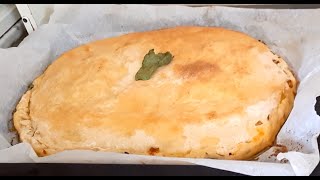 Sicilian Scacciata meat or vegetable pie recipe [upl. by Greenlee441]