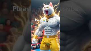 Revenge cat yellow vs white cat cat catlovervideoduet funny [upl. by Ennaitsirk]