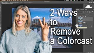 Two 1Click Ways to EASILY REMOVE a Colorcast Using Photoshop [upl. by Feliza305]