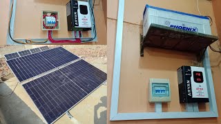 DC Solar System Installed  585watt Solar Panels  60Amp MPPT Controller  12Volt DC System [upl. by Eanel]