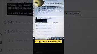 Uploading file in Google colab [upl. by Manvel]