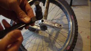 Crank removal tutorial Isis amp square taper [upl. by Medrek]