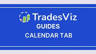 TradesViz Trading Journal  Trading Calendar [upl. by Anilak]