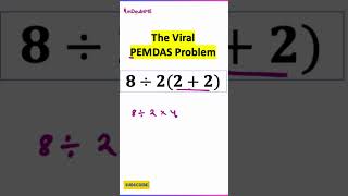 The Viral PEMDAS Problem education  A Question which is often solved wrong [upl. by Severn]