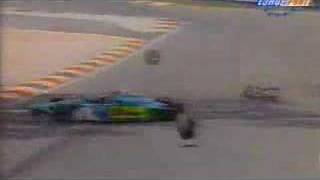 F1  Schumacher Crash [upl. by Fawnia]