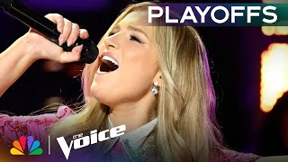 Sloane Simons Unforgettable Performance of quotGood Luck Babequot  The Voice Playoffs  NBC [upl. by Gregrory580]