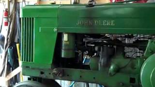 Straight piped 1954 John Deere 60 [upl. by Anaujal]